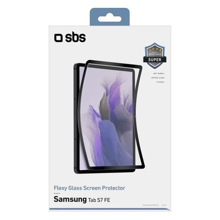 SBS - Edzett Üveg - Samsung Galaxy Tab S7 FE, transparent
