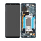 Sony Xperia 5 III - LCD Kijelző + Érintőüveg + Keret (Green) - A5033716A Genuine Service Pack