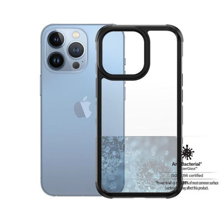 PanzerGlass - Tok SilverBullet ClearCase AB - iPhone 13 Pro, fekete