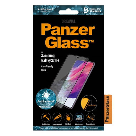 PanzerGlass - Edzett Üveg Case Friendly AB - Samsung Galaxy S21 FE, fekete