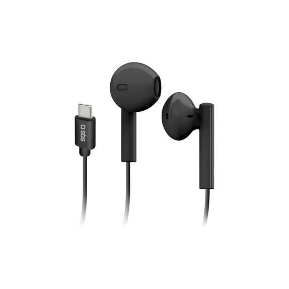 SBS - Stereo Fejhallgató Studio Mix 65c, USB-C csatlakozó, fekete