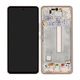 Samsung Galaxy A53 5G A536B - LCD Kijelző + Érintőüveg + Keret (Awesome Peach) - GH82-28024D, GH82-28025D Genuine Service Pack