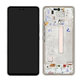 Samsung Galaxy A53 5G A536B - LCD Kijelző + Érintőüveg + Keret (Awesome White) - GH82-28024B, GH82-28025B Genuine Service Pack