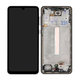 Samsung Galaxy A33 5G A336B - LCD Kijelző + Érintőüveg + Keret (Black) - GH82-28143A, GH82-28144A Genuine Service Pack