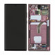 Samsung Galaxy S22 Ultra S908B - LCD Kijelző + Érintőüveg + Keret (Burgundy) - GH82-27488B, GH82-27489B Genuine Service Pack