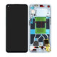 Oppo Reno 6 5G CPH2251 - LCD Kijelző + Érintőüveg + Keret (Arctic Blue) - 4907750 Genuine Service Pack