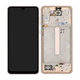 Samsung Galaxy A33 5G A336B - LCD Kijelző + Érintőüveg + Keret (Awesome Peach) - GH82-28143D, GH82-28144D Genuine Service Pack