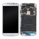 Samsung Galaxy S4 i9500 - LCD Kijelző + Érintőüveg + Keret (White Frost) OLED
