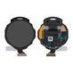 Samsung Galaxy Watch 4 Classic 46mm R895 - LCD Kijelző + Érintőüveg + Keret (Black) - GH96-14426A Genuine Service Pack