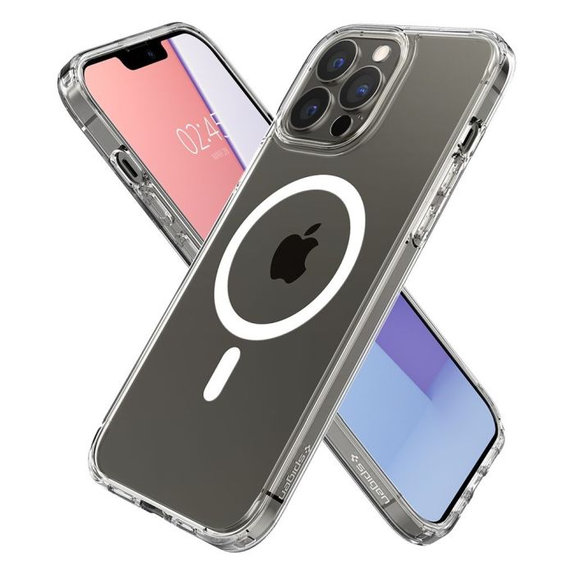 Spigen - Tok Ultra Hybrid á MagSafe-el - iPhone 13 Pro Max, fehér