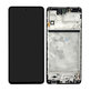 Samsung Galaxy M53 5G M536B - LCD Kijelző + Érintőüveg + Keret (Black) - GH82-28812A, GH82-28895A Genuine Service Pack