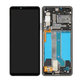 Sony Xperia 10 IV XQCC54 - LCD Kijelző + Érintőüveg + Keret (Black) - A5047173A Genuine Service Pack