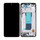 Xiaomi Redmi Note 11 Pro+ 5G 220333QAG - LCD Kijelző + Érintőüveg + Keret (Mysterious Black) - 560001K16U00 Genuine Service Pack