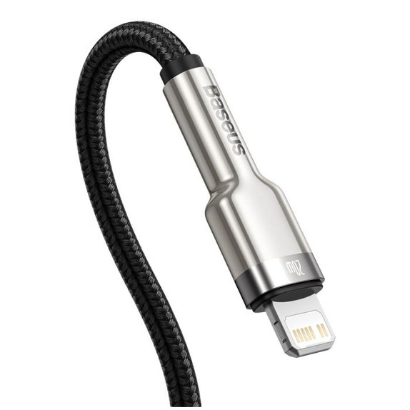 Baseus - Lightning / USB-C Kábel (2m), fekete