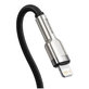 Baseus - Lightning / USB-C Kábel (2m), fekete