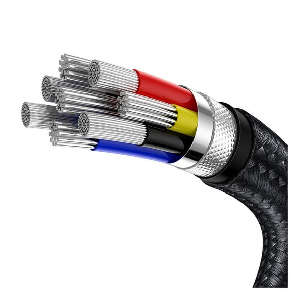 Baseus - USB-C / USB-C Kábel (1m), fekete