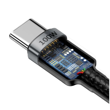 Baseus - USB-C / USB-C Kábel (2m), fekete