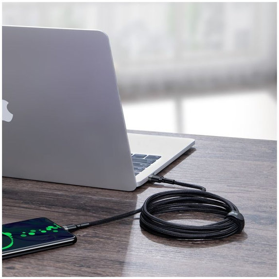 Baseus - USB-C / USB-C Kábel (2m), fekete