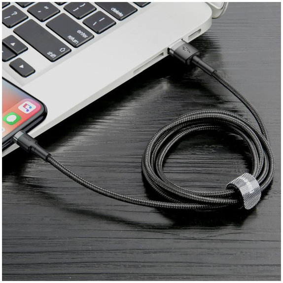 Baseus - Lightning / USB Kábel (1m), fekete