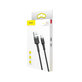 Baseus - Lightning / USB Kábel (1m), fekete