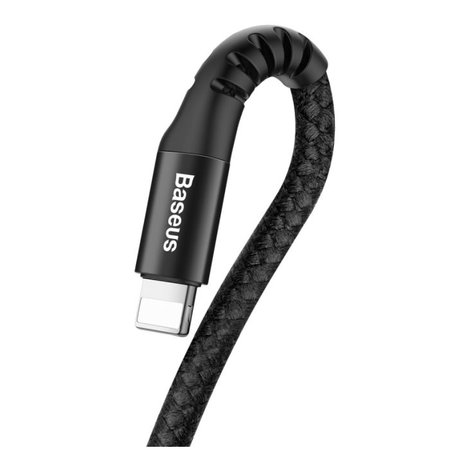 Baseus - Lightning / USB Kábel (1m), tavaszi, fekete