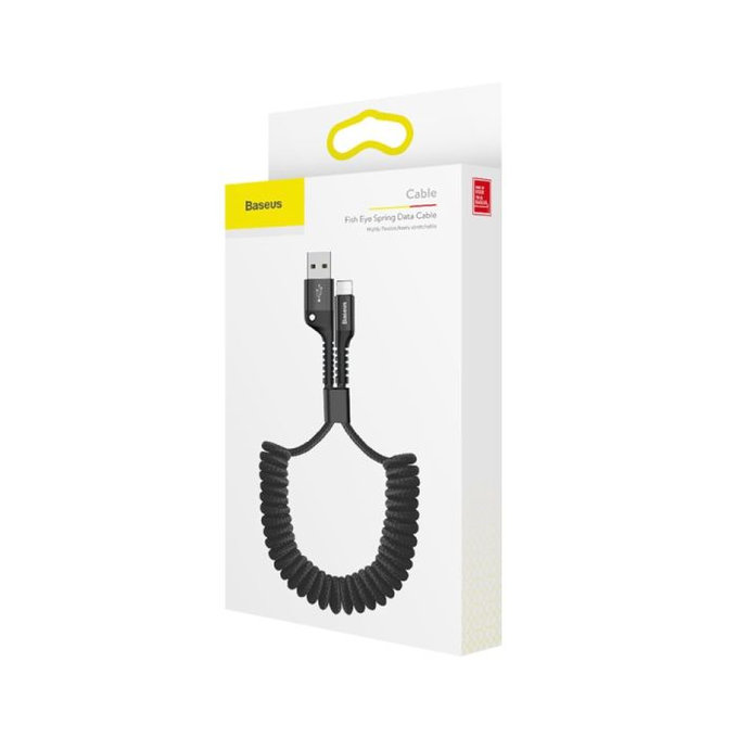 Baseus - Lightning / USB Kábel (1m), tavaszi, fekete