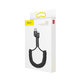 Baseus - Lightning / USB Kábel (1m), tavaszi, fekete