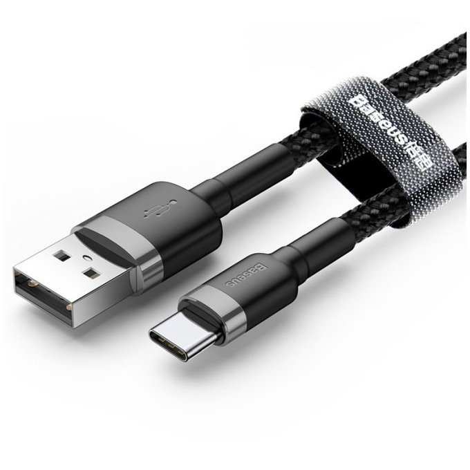 Baseus - USB-C / USB Kábel (2m), fekete