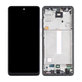 Samsung Galaxy A52 4G A525F - LCD Kijelző + Érintőüveg + Keret (Awesome Black) OLED