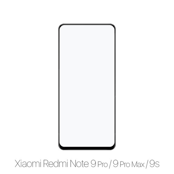 FixPremium FullCover Glass - Edzett üveg - Xiaomi Redmi Note 9 Pro, 9 Pro Max és 9S