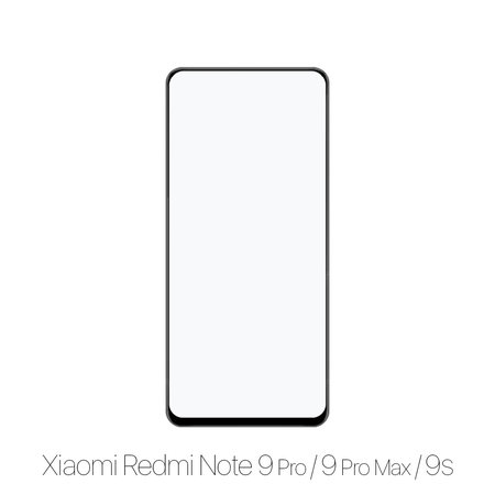 FixPremium FullCover Glass - Edzett üveg - Xiaomi Redmi Note 9 Pro, 9 Pro Max és 9S
