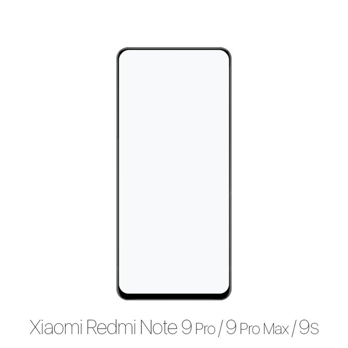 FixPremium FullCover Glass - Edzett üveg - Xiaomi Redmi Note 9 Pro, 9 Pro Max és 9S