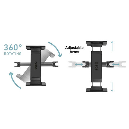 SBS - Mount Pro fejtámla tartó smartphone és táblagéphez 12.9" méretig, fekete