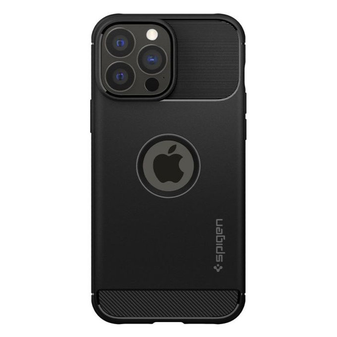 Spigen - Tok Rugged Armor - iPhone 13 Pro Max, fekete