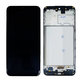 Samsung Galaxy M21 M215F - LCD Kijelző + Érintőüveg + Keret (Black) OLED