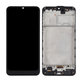 Samsung Galaxy M31 M315F - LCD Kijelző + Érintőüveg + Keret (Space Black) TFT