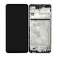 Samsung Galaxy M53 5G M536B - LCD Kijelző + Érintőüveg + Keret (Black) TFT