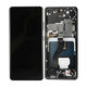 Samsung Galaxy S21 Ultra G998B - LCD Kijelző + Érintőüveg + Keret (Phantom Black) TFT