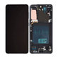 Samsung Galaxy S21 G991B - LCD Kijelző + Érintőüveg + Keret (Phantom Gray) TFT