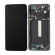 Samsung Galaxy S21 FE G990B - LCD Kijelző + Érintőüveg + Keret (Black) OLED