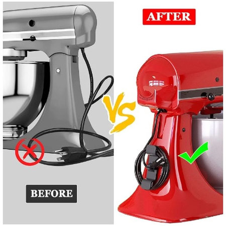 FixPremium - Kábelrendező - klipsz - 3 darabos készlet, átlátszó