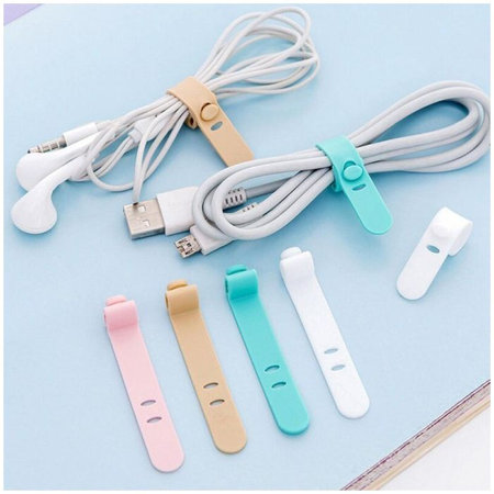 FixPremium - Kábelrendező - kábelszalag - 10 darabos készlet, fekete