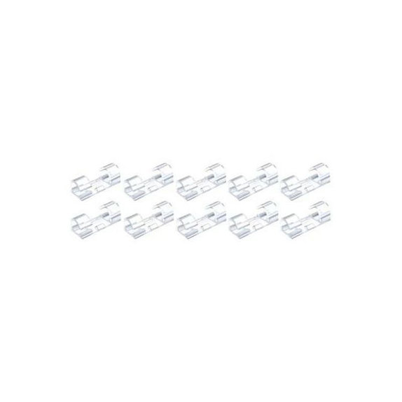 FixPremium - Kábelrendező - Klipsz - 10 darabos készlet, átlátszó