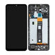 Samsung Galaxy A04S A047F - LCD Kijelző + Érintőüveg + Keret (Black) - GH82-29805A, GH82-29806A Genuine Service Pack