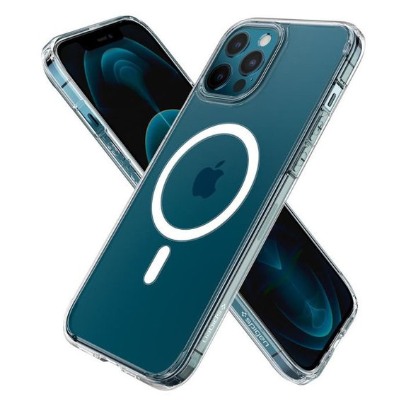 Spigen - Tok Ultra Hybrid á MagSafe-el - iPhone 12 Pro Max, fehér