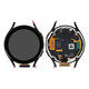 Samsung Galaxy Watch 5 44mm R915 - LCD Kijelző + Érintőüveg + Keret (Graphite) - GH82-30043A Genuine Service Pack