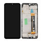 Samsung Galaxy A23 5G A236B - LCD Kijelző + Érintőüveg + Keret (Black) - GH82-29734A, GH82-29735A Genuine Service Pack