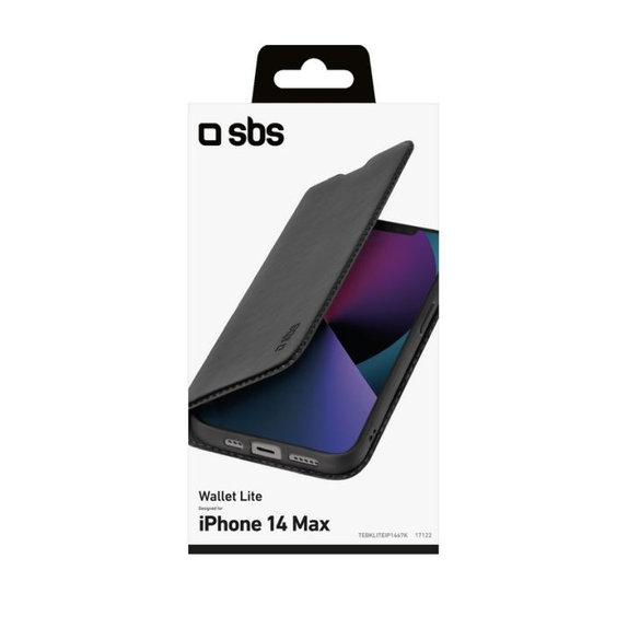 SBS - Tok Book Wallet Lite - iPhone 14 Plus, fekete