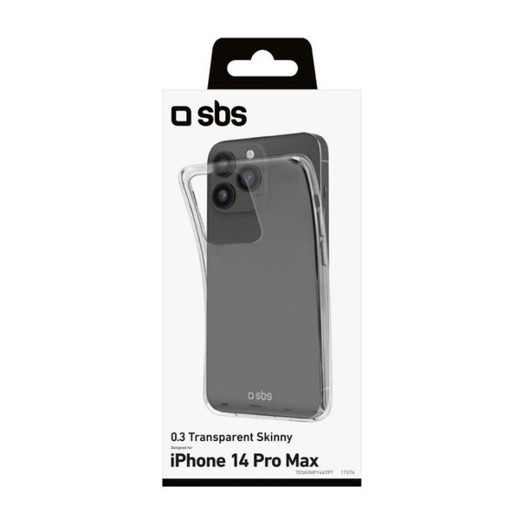 SBS - Tok Skinny - iPhone 14 Pro Max, átlátszó