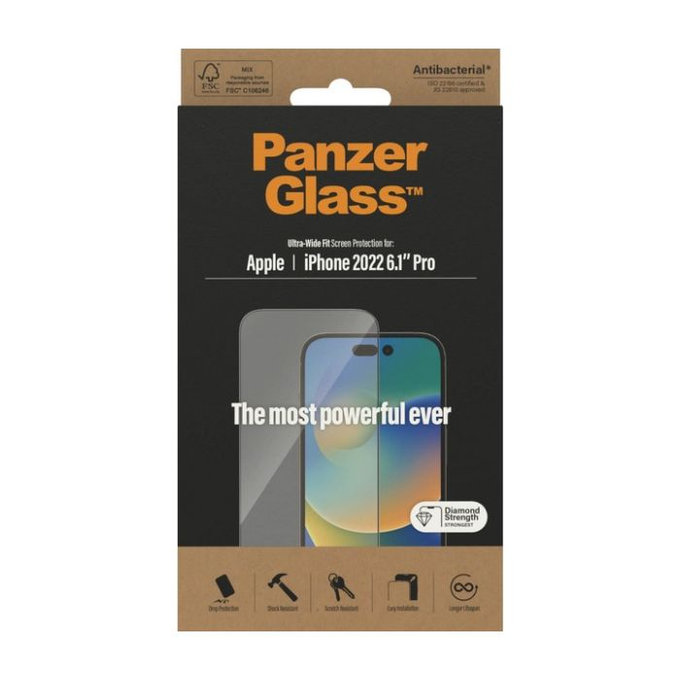 PanzerGlass - Edzett üveg UWF AB - iPhone 14 Pro
